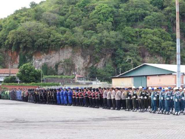 Kunjungan Prabowo ke Cilegon: Ratusan Personel Gabungan Disiagakan Polda Banten