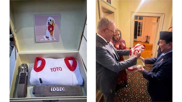 Prabowo Kirim Hadiah untuk Anjing PM Australia, Diplomasi Tak Terduga