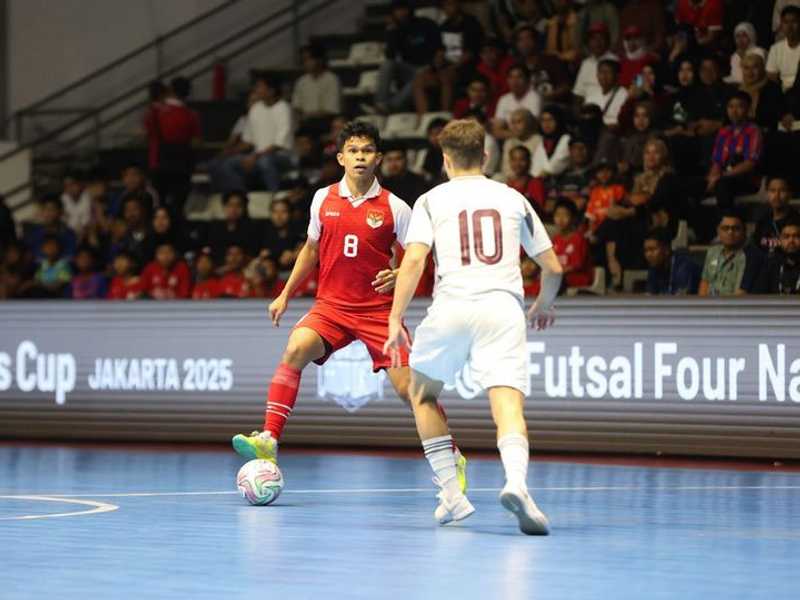 Timnas Futsal Indonesia kalah 2-3 dari Latvia, gagal juara Four Nations Cup 2025