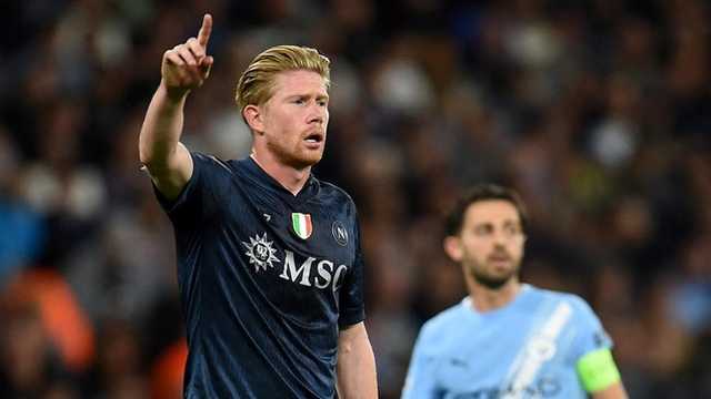 Comeback Kevin De Bruyne rusak, Napoli kalah dari Man City