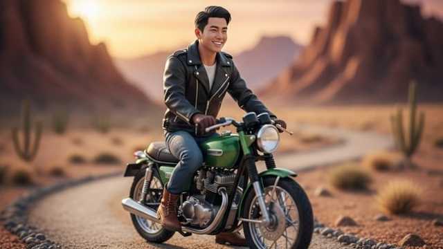 Viral! Bikin Foto Miniatur Diri Naik Motor Pakai Gemini AI, Ini Caranya!
