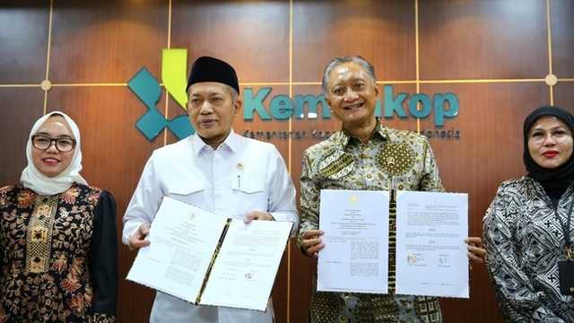 Perkuat Ketahanan Pangan: PU & Kemenkop Teken MoU Bangun Koperasi Desa