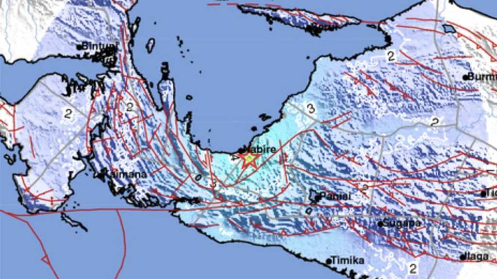 Gempa M 6,1-6,6 Guncang Papua Tengah, Belasan Gempa Susulan Terjadi