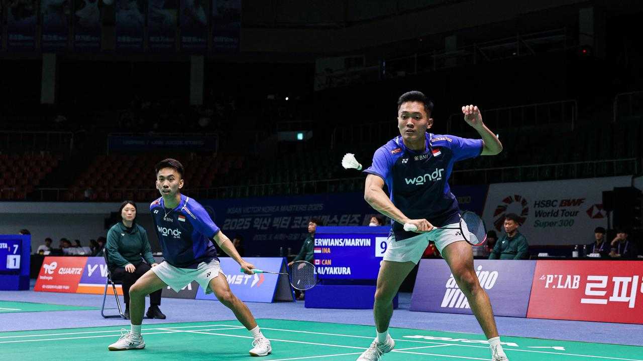 Korea Masters 2025: Dua Ganda Putra Indonesia Saling Hadapi, Pastikan Tiket Perempat Final