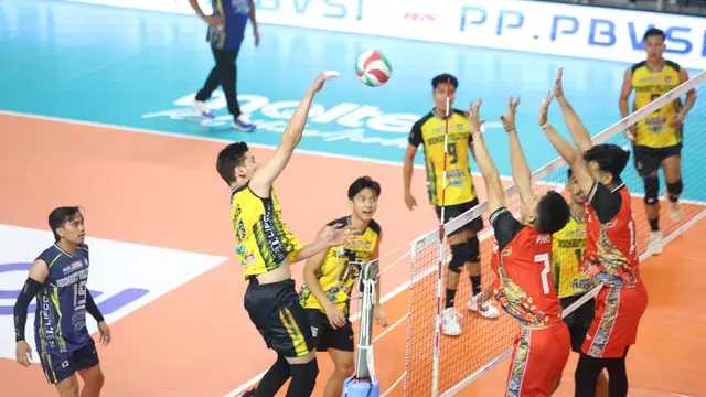 Indomaret menang telak atas Samator, buka peluang ke final four Livoli