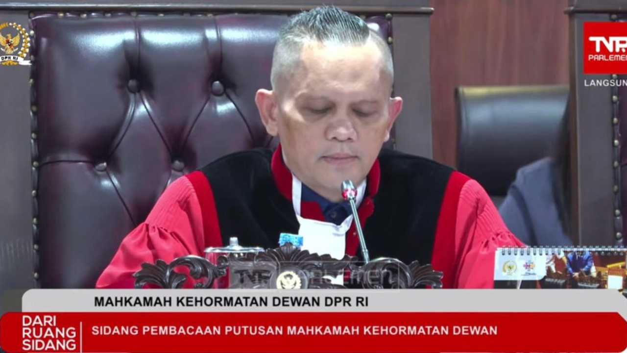 Sidang Etik MKD: Nasib Lima Anggota DPR Nonaktif Diputuskan Hari Ini