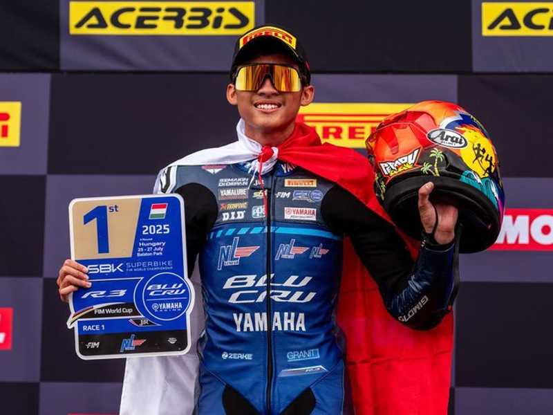 Debut Gemilang, Arai Agaska Langsung Jadi Runner-up R3 BLU CRU World Cup