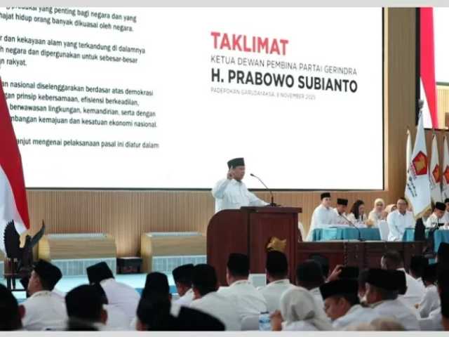 Prabowo ke Kader Gerindra: Pemimpin Sejati Wajib Pahami Bangsa, Berpihak Rakyat