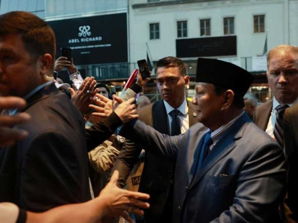 Prabowo tiba di New York hadiri Sidang Umum PBB