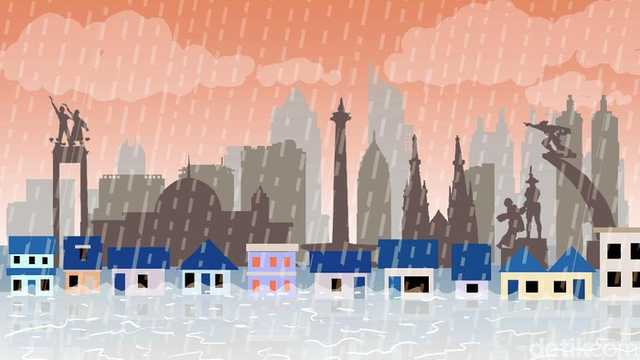 Banjir Jakarta Meluas: 54 RT Terendam, Ketinggian Air Capai 160 Cm