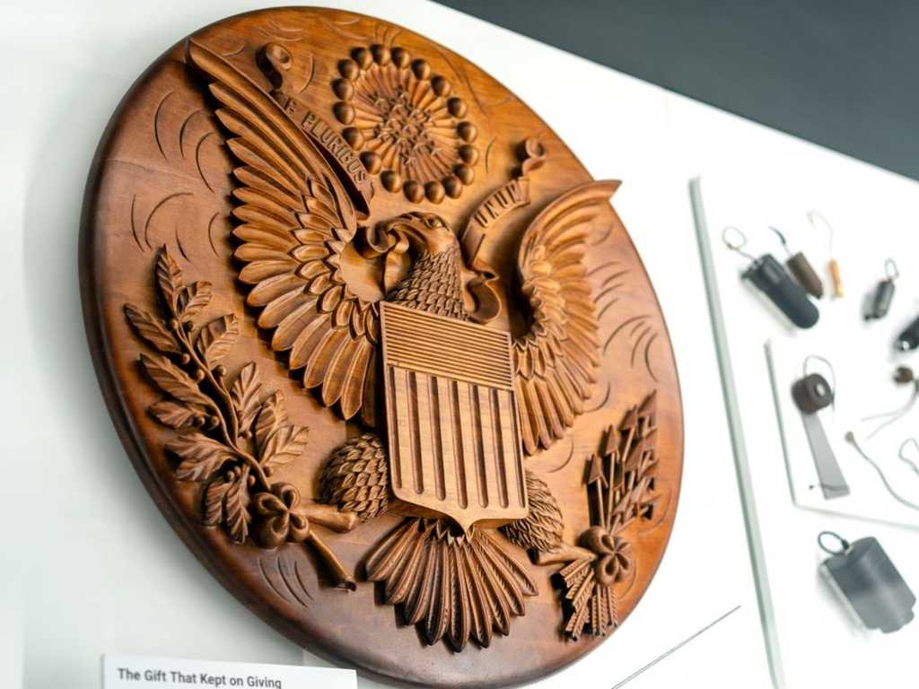 Kisah Cerdik Soviet: Alat Sadap Tersembunyi 7 Tahun di Lambang AS