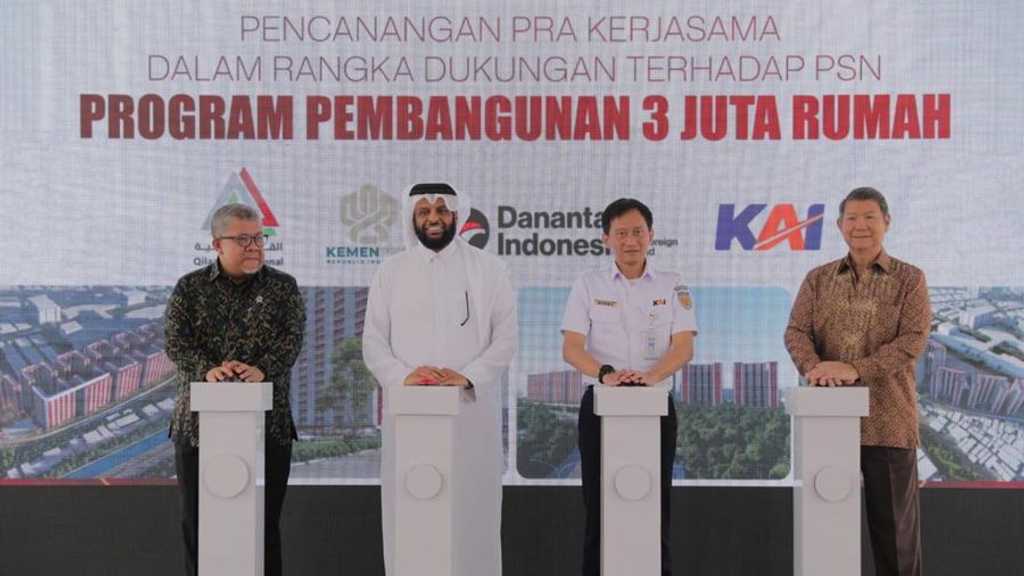 Investor Qatar Al Qilaa gandeng KAI, canangkan 1 juta rumah di Indonesia