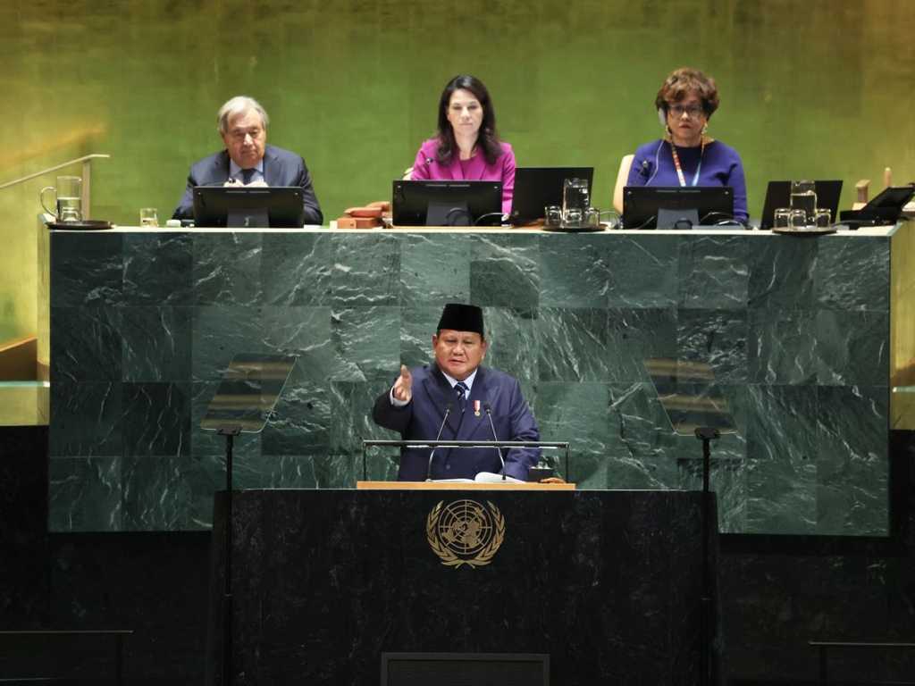 Prabowo disambut delapan kali tepuk tangan dan standing ovation di Sidang PBB