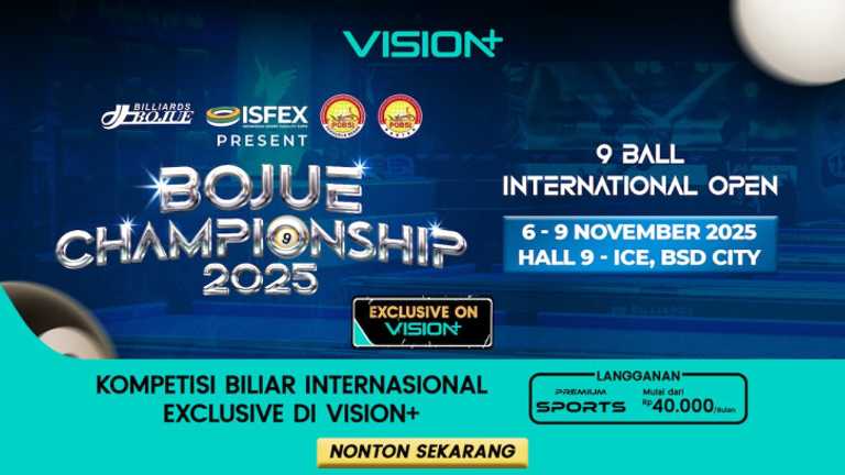 Bojue Championship 2025: Perebutan Hadiah Rp888 Juta Dimulai, Saksikan di VISION+