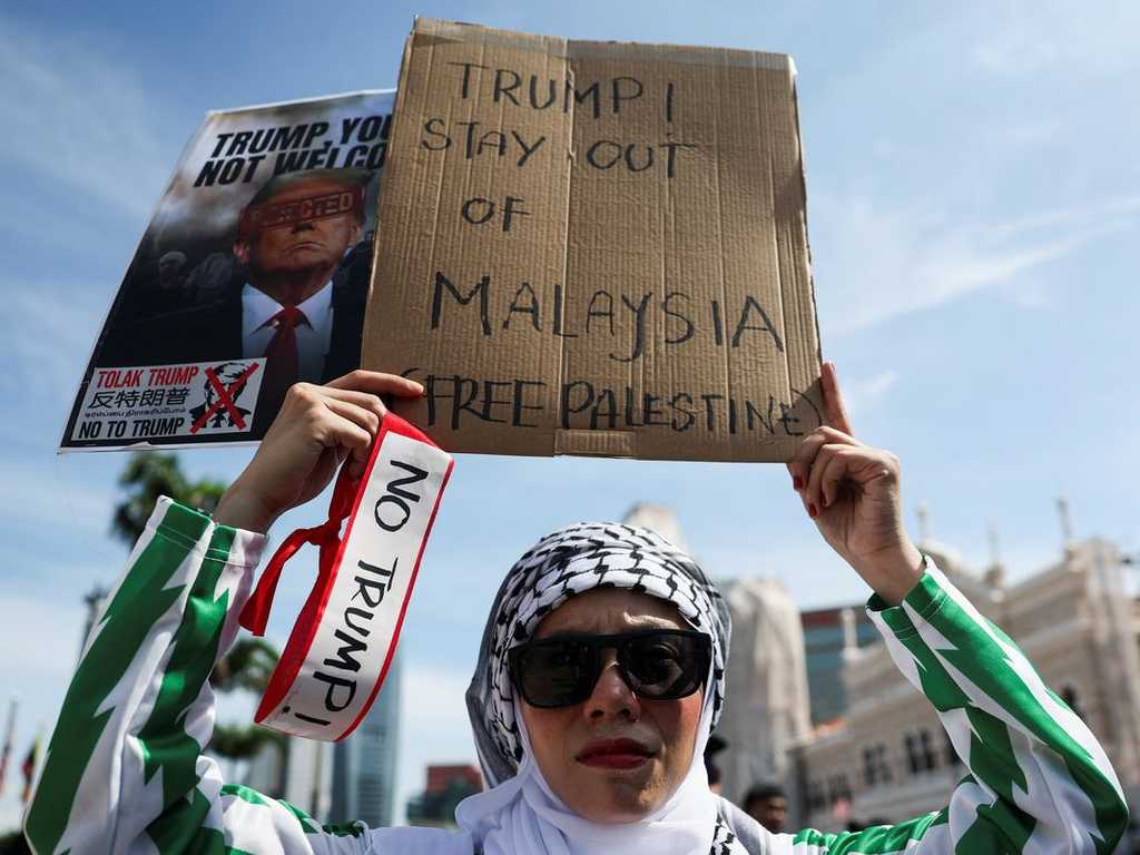 Kedatangan Trump ke Malaysia Ditolak Warga, Protes Pro-Palestina Memanas di KTT ASEAN