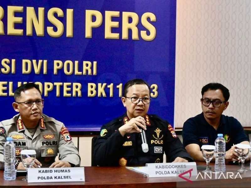 Tim DVI Polri identifikasi dua jasad WNI korban helikopter jatuh di Kalsel melalui tes DNA