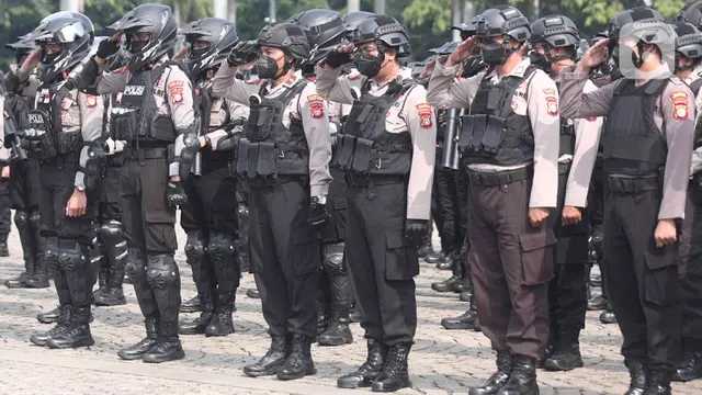 Ribuan personel gabungan kawal demo Hari Tani Nasional di DPR/MPR
