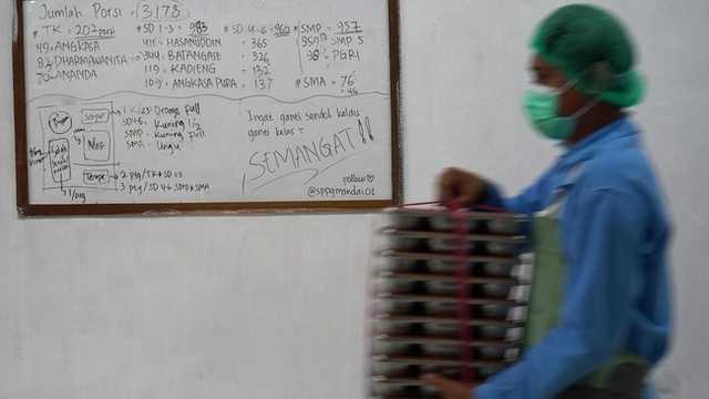 Makan bergizi gratis di Batam ditemukan serangga, di Karimun basi