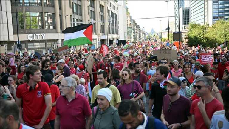 70 Ribu Warga Brussels Desak Belgia Putus Hubungan dengan Israel atas Genosida Gaza
