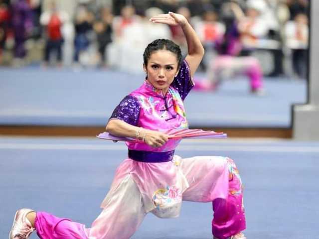 Usia 50 Tahun, Krisdayanti Wakil Indonesia di Kejuaraan Wushu China