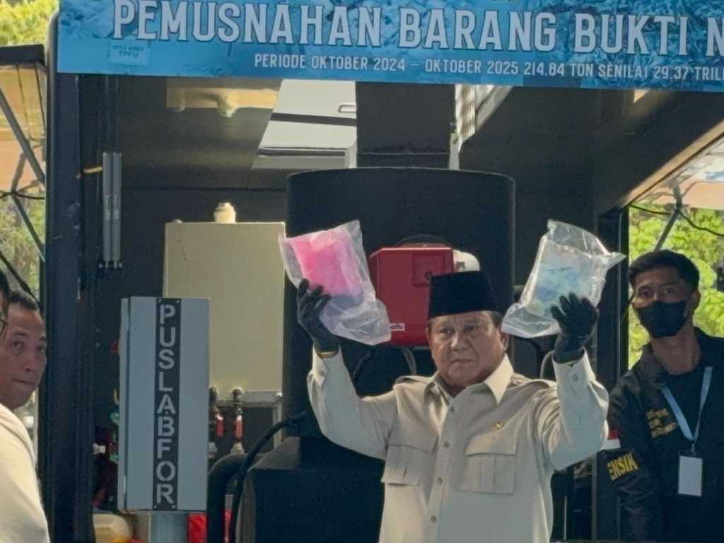 Prabowo: Kartel Narkoba Kini Punya Kapal Selam Sendiri