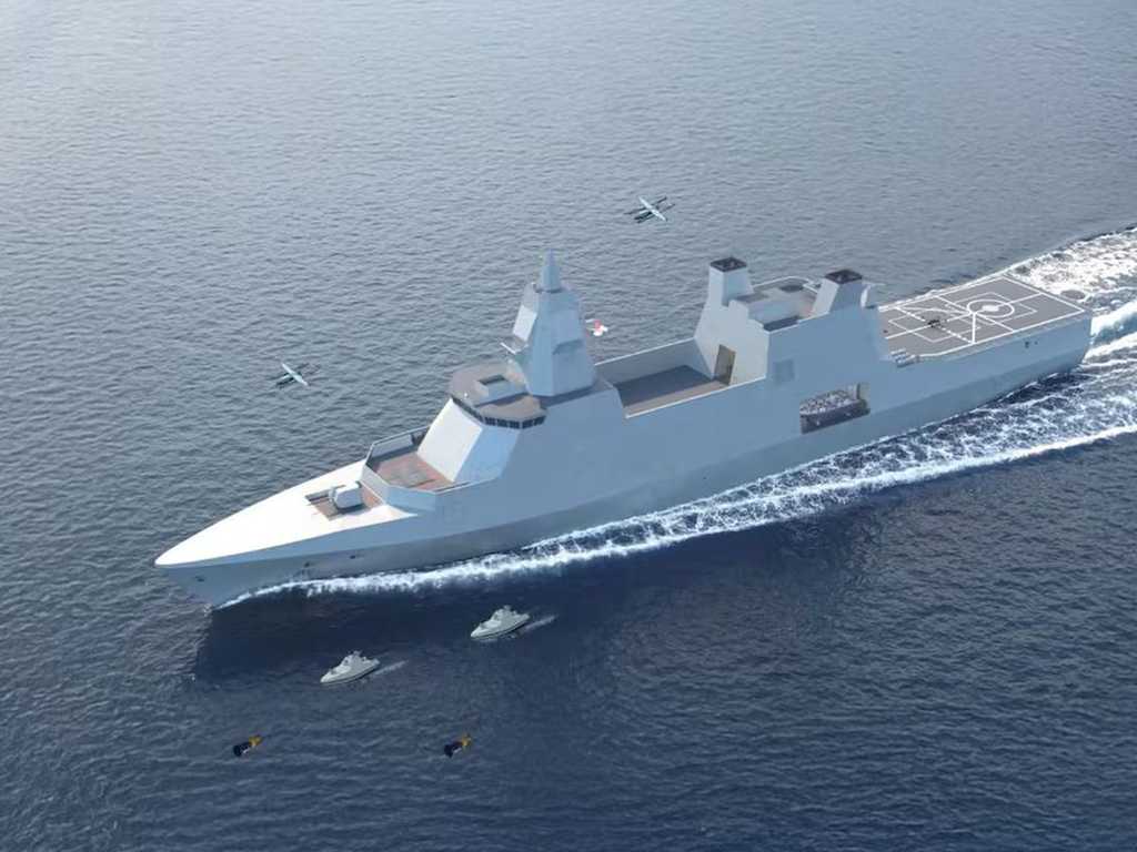 Singapura Luncurkan Kapal Perang Terbesar, Kendalikan Drone dengan AI Canggih