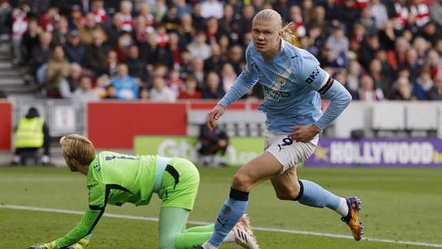 Gol Cepat Haaland Bawa Manchester City Menang Tipis atas Brentford