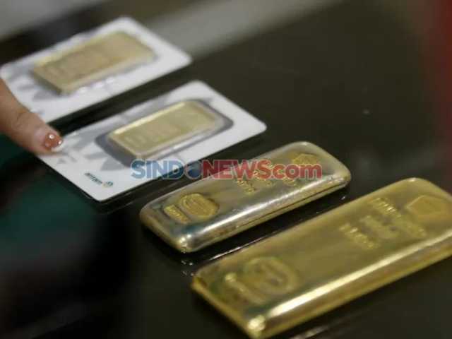 Harga Emas Antam Anjlok Rp23.000, Buyback Ikut Turun