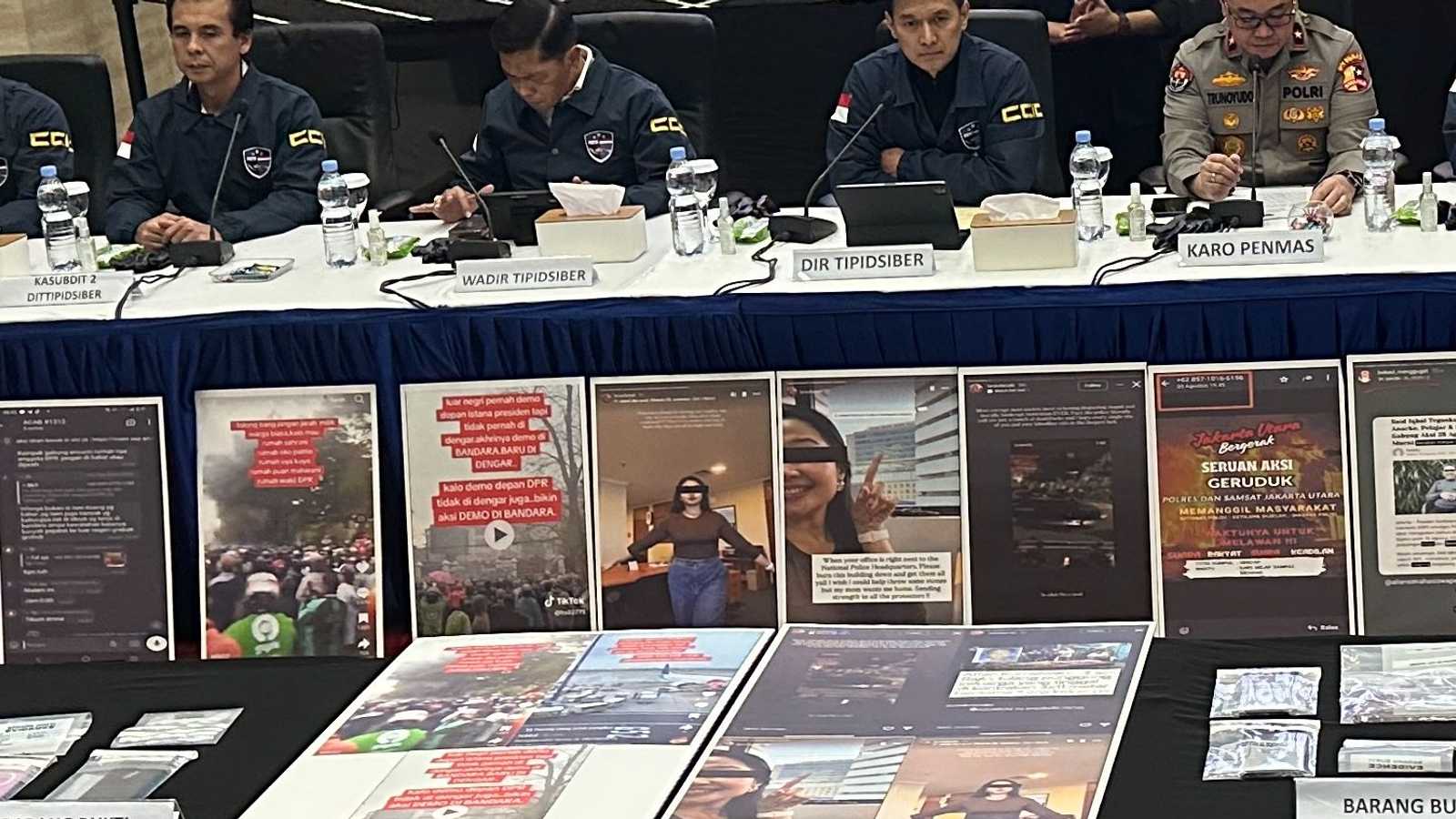 Wanita Muda Pegawai Lembaga Internasional Jadi Tersangka Provokasi Bakar Mabes Polri