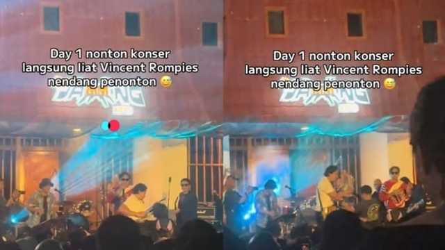Vincent Rompies tendang penonton, aksinya viral