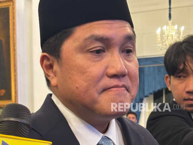 Erick Thohir dilantik Menpora, posisi Menteri BUMN diisi Plt