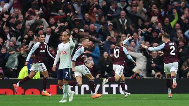 Tottenham Gagal Pertahankan Keunggulan, Takluk 1-2 dari Aston Villa