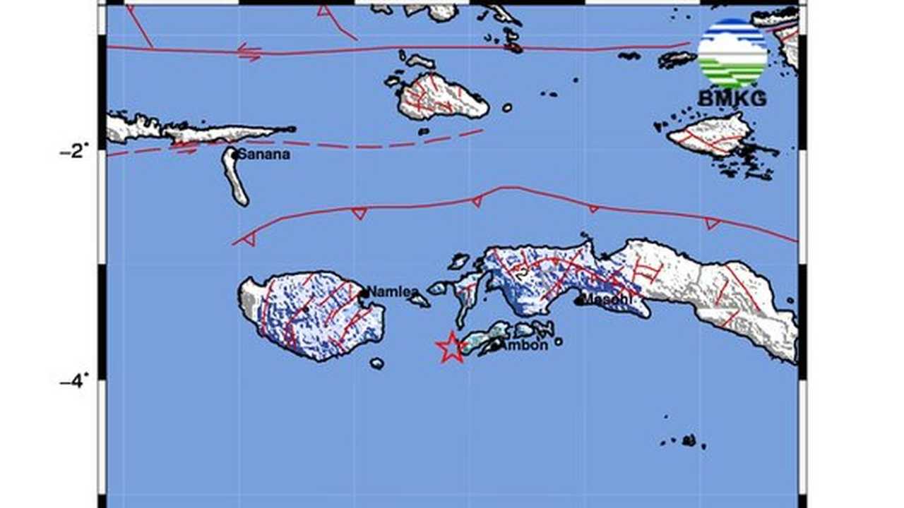 Gempa M4,8 Guncang Ambon, Akibat Sesar Aktif