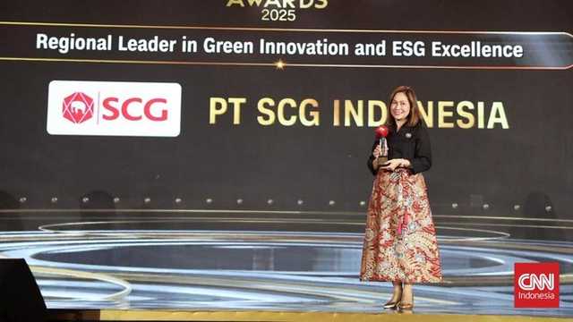 SCG Indonesia Sabet Penghargaan Regional Leader Inovasi Hijau di CNN Indonesia Awards