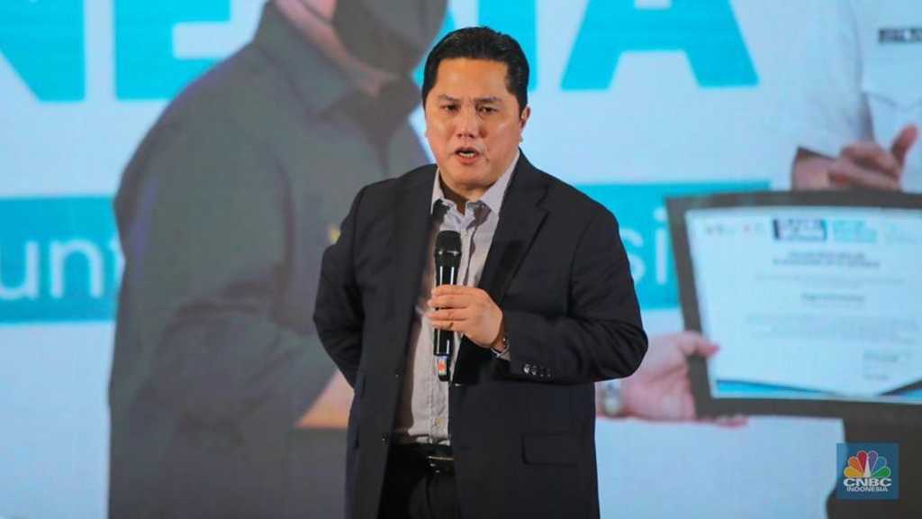 Erick Thohir berpisah haru dari Kementerian BUMN, jadi Menpora