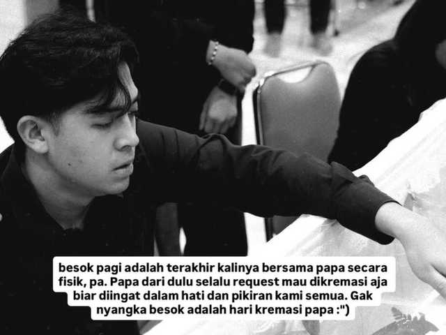 Jerome Polin Ungkap Alasan Ayah Pilih Kremasi, Bukan Dikubur