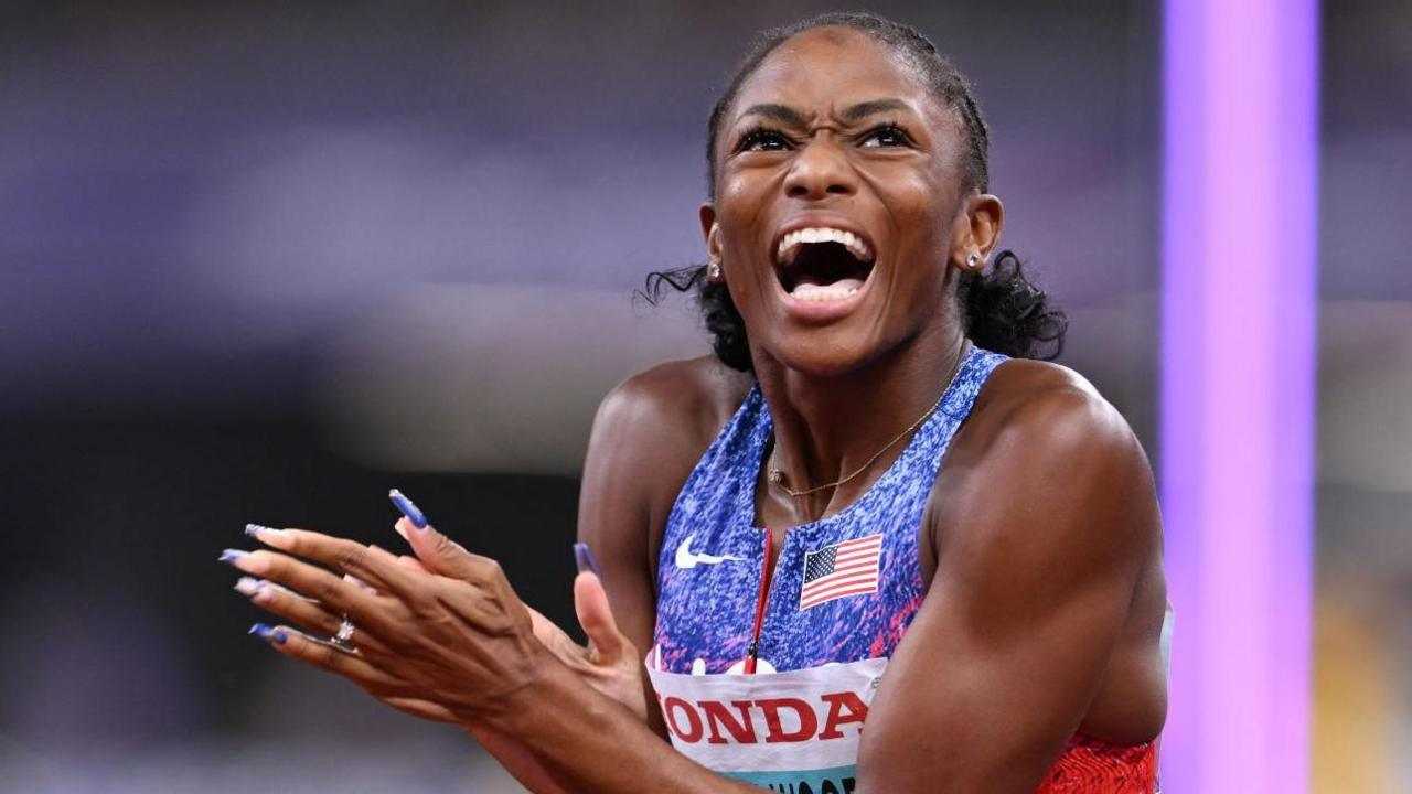 Melissa Jefferson-Wooden dan Oblique Seville juara dunia 100m, pecahkan rekor di Tokyo