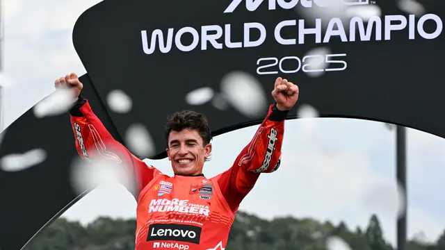 Marc Marquez kunci juara dunia MotoGP 2025 usai finis kedua di Jepang