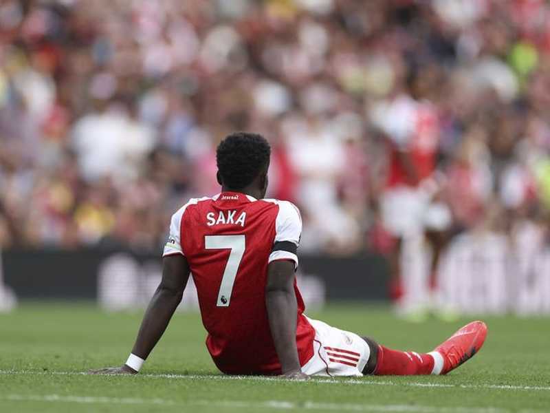 Mikel Arteta konfirmasi Bukayo Saka absen lawan Nottingham Forest