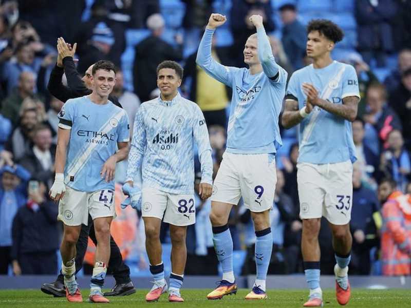 Manchester City melumat Manchester United 3-0, Haaland pahlawan