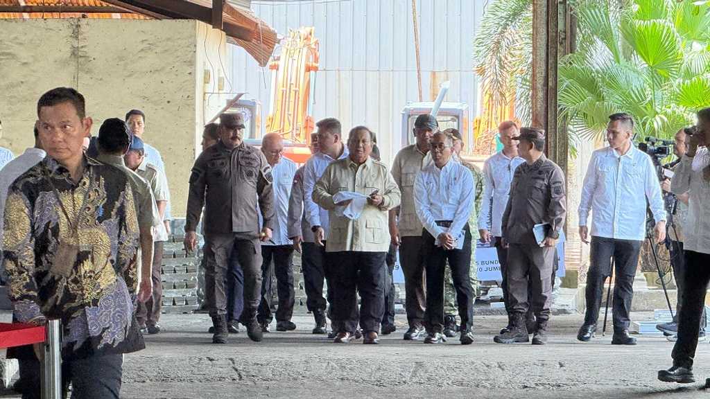 Prabowo Saksikan Penyerahan 6 Smelter Rampasan Korupsi Timah Rp300 T