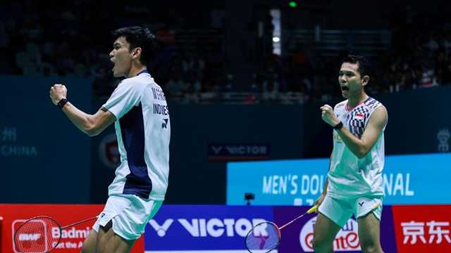 Fajar/Fikri kalahkan wakil China, lolos perempat final China Masters