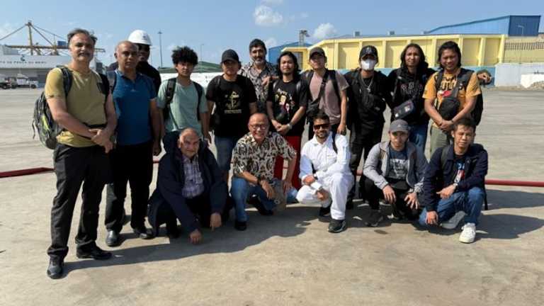 12 ABK WNI dari tanker Gas Falcon berhasil didaratkan di Mozambik