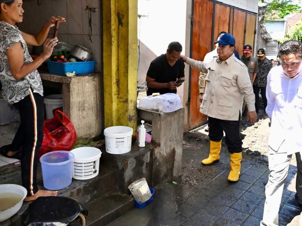 Prabowo langsung tinjau korban banjir Bali usai lawatan Qatar-UEA