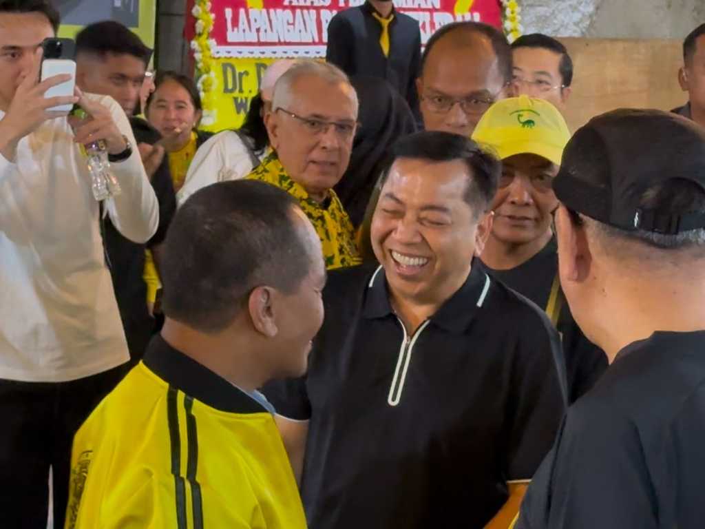 Usai Bebas Bersyarat, Setya Novanto Kembali Muncul di Acara Golkar