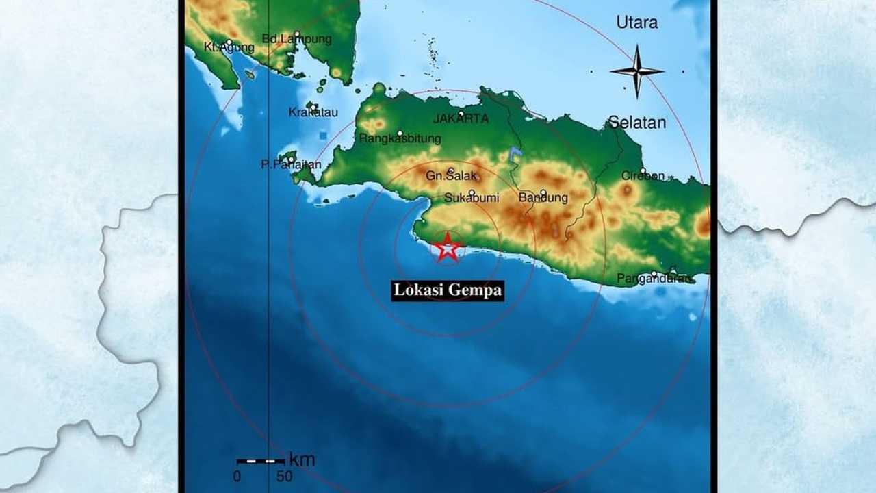 Gempa M4,7 Guncang Sukabumi, BMKG Pastikan Tak Berpotensi Tsunami
