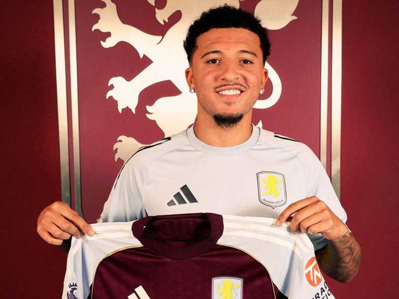 Aston Villa berminat permanenkan Jadon Sancho dari Manchester United