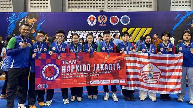 Kejurnas HAPKIDO 2025: DKI Jakarta Sabet 10 Medali, Wujudkan Misi 'Menang'