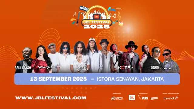 JBL Festival 2025 Guncang Jakarta: Slank, Tiara Andini, Kotak Siap Gebrak Panggung!