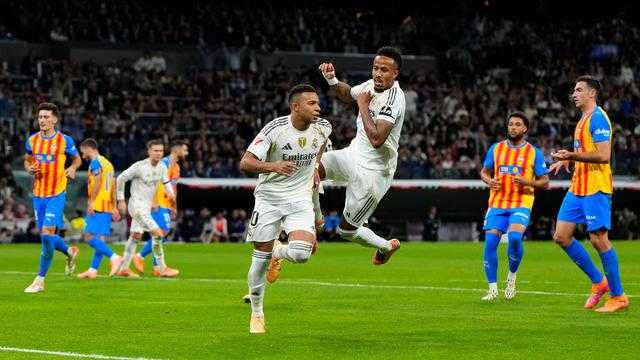Dua Gol Mbappe Bawa Real Madrid Pesta Gol 4-0 atas Valencia
